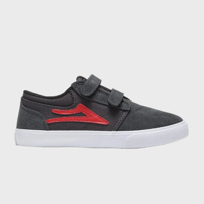 Lakai Griffin Kids - Charcoal/Flame Suede