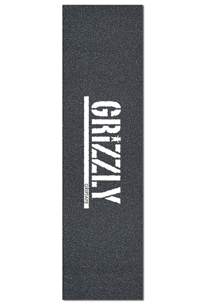 GRIZZLY Stamp Print Griptape WHITE