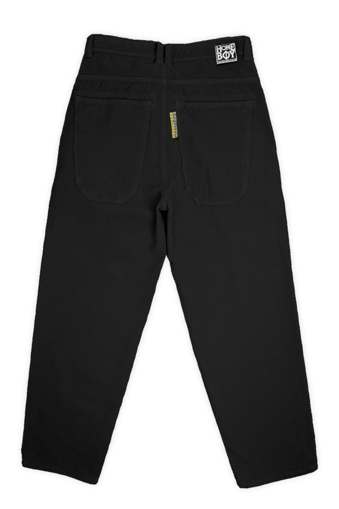 Homeboy X-tra Baggy Cord Pants Black