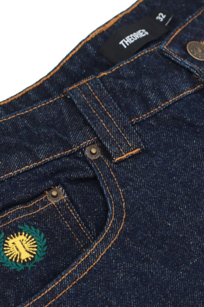 Theories Of Atlantis Plaza Jeans Dark Wash Blue