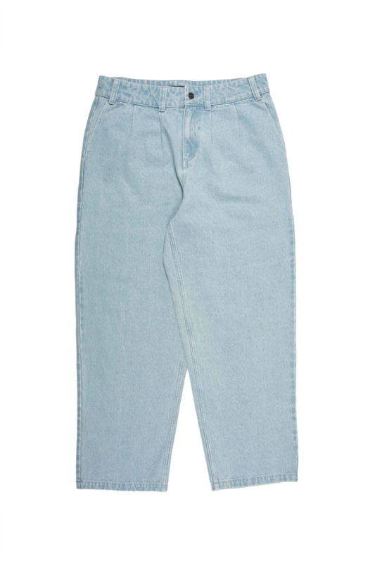 Theories Of Atlantis Belvedere Pleated Denim Pants Blue