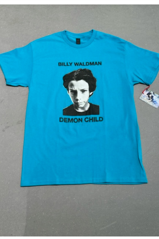 Dear Skating Teal Blue Demon Child Tee