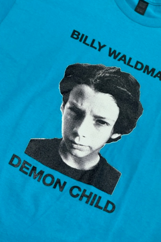 Dear Skating Teal Blue Demon Child Tee