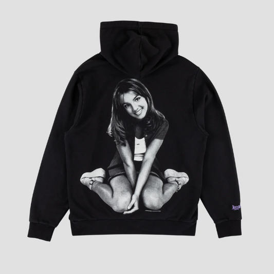 Welcome Skateboard X Britney Spears Flower Pigment Hoodie