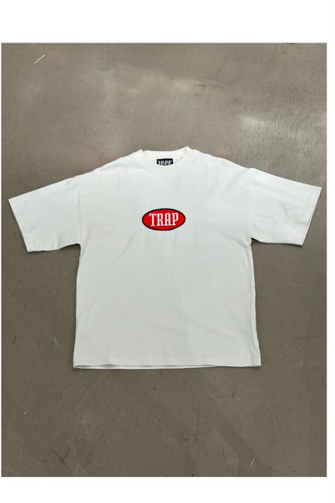 Trap Payday Embroidered Oversize Tee Off-White