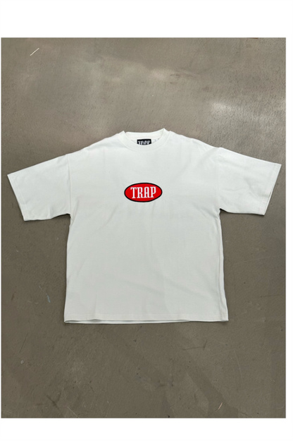 Trap Payday Embroidered Oversize Tee Off-White