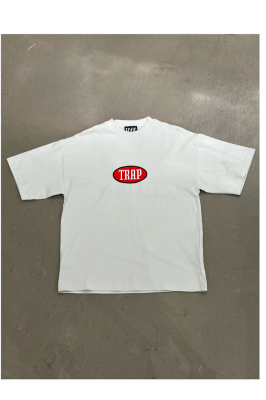 Trap Payday Embroidered Oversize Tee Offwhite
