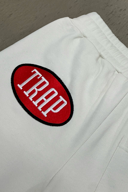 Trap Payday Embroidered Sweatshorts Off White