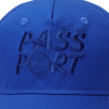 Pass~Port Shop Rules Packers Cap Poster Blue