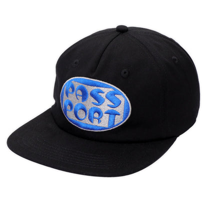 Pass~Port Rounded Workers Cap Black
