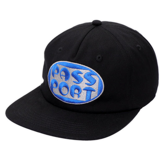 Pass~Port Rounded Workers Cap Black