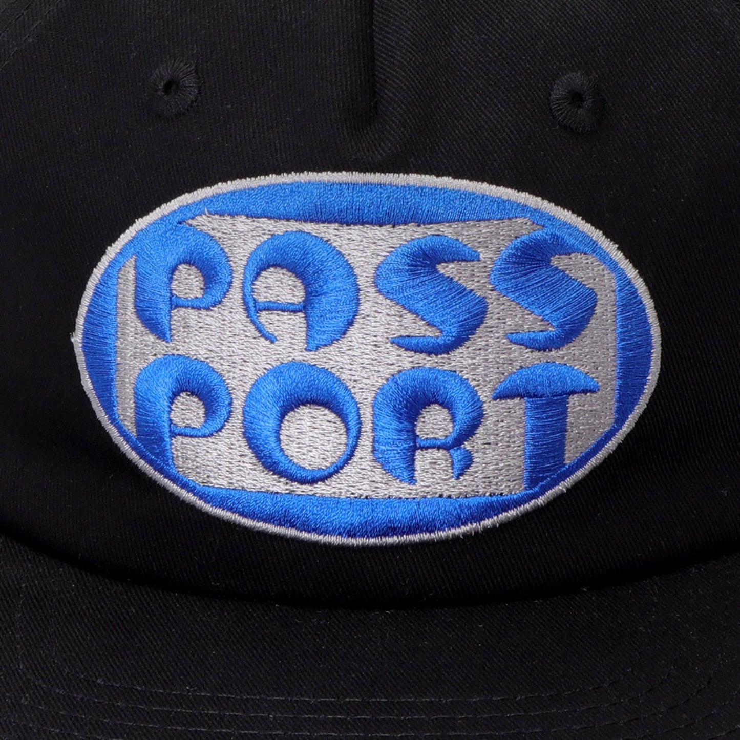 Pass~Port Rounded Workers Cap Black