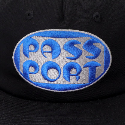 Pass~Port Rounded Workers Cap Black