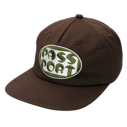 Pass~Port Rounded Workers Cap Choc