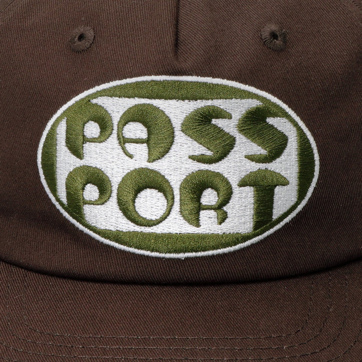 Pass~Port Rounded Workers Cap Choc