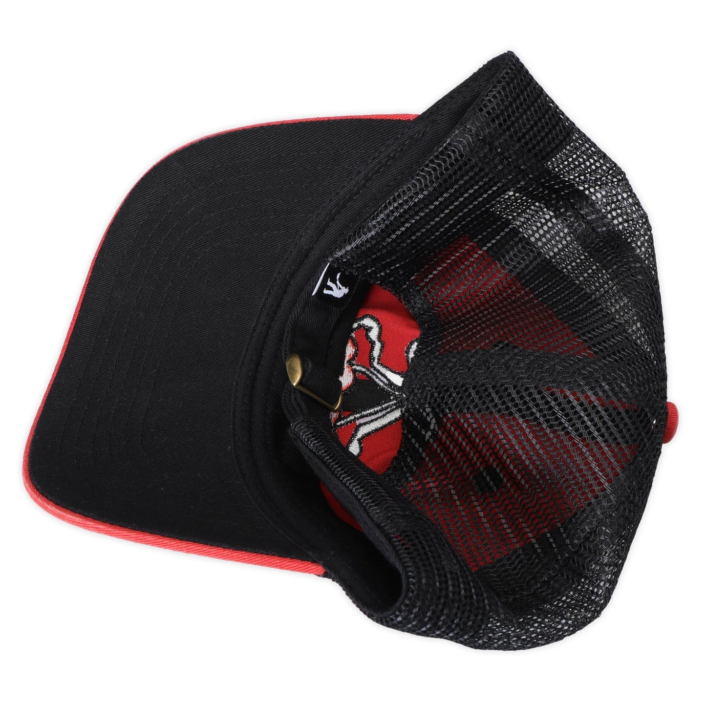 Pass~Port Cherries Leagues Trucker Washed Red