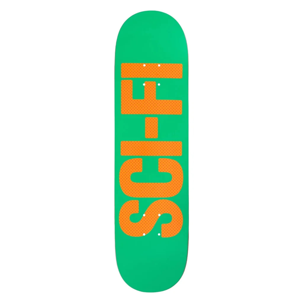 Sci-Fi Fantasy High Gloss Big Logo Deck Green 8.5"