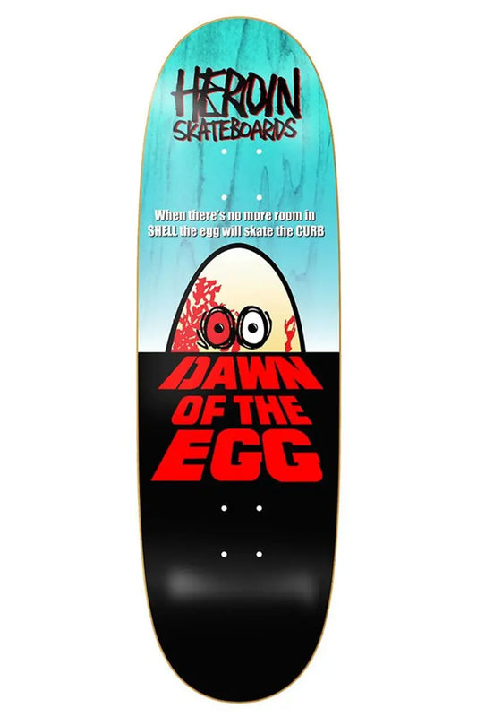 Heroin Skateboards Dawn Of The Egg Deck Multi