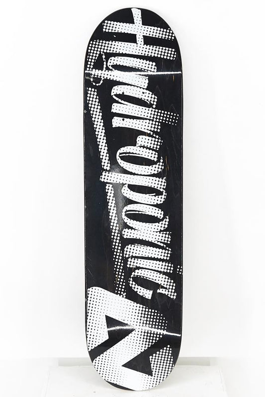 Hydroponic Script Logo White