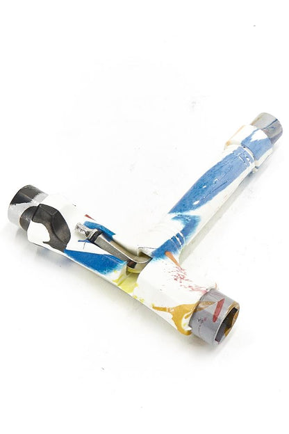 Hydroponic T-Tool Print White Tie Dye