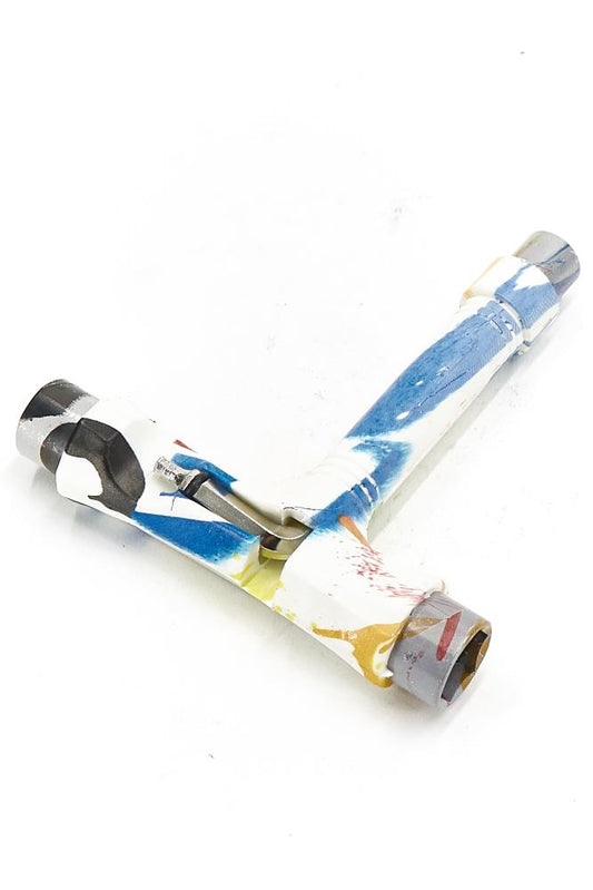 Hydroponic T-Tool Print White Tie Dye