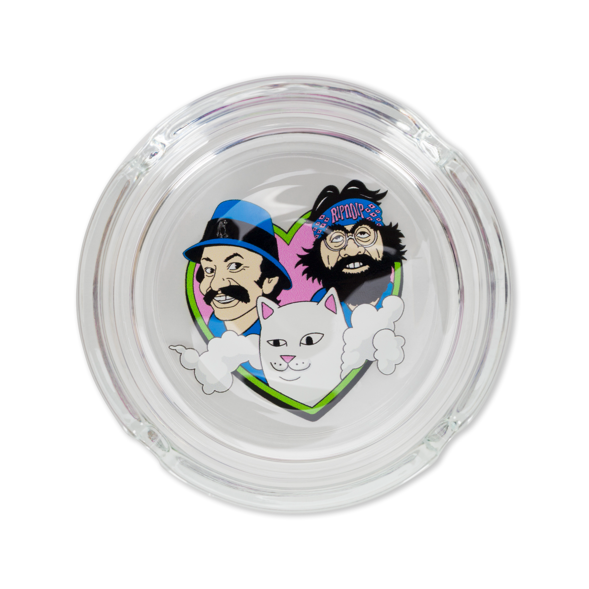 RIPNDIP I <3 Pot Ashtray (Clear)