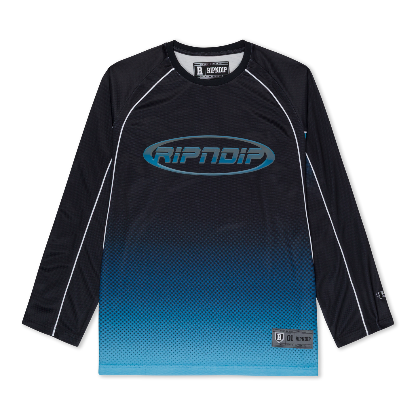 RIPNDIP Surround Sound Hockey Jersey (Black / Blue)