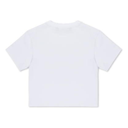 RIPNDIP Kali Cropped Baby Tee (White)