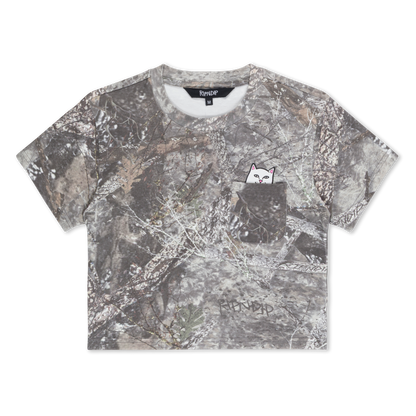 RIPNDIP Lord Nermal Cropped Pocket Tee (Nerm Tree Camo)