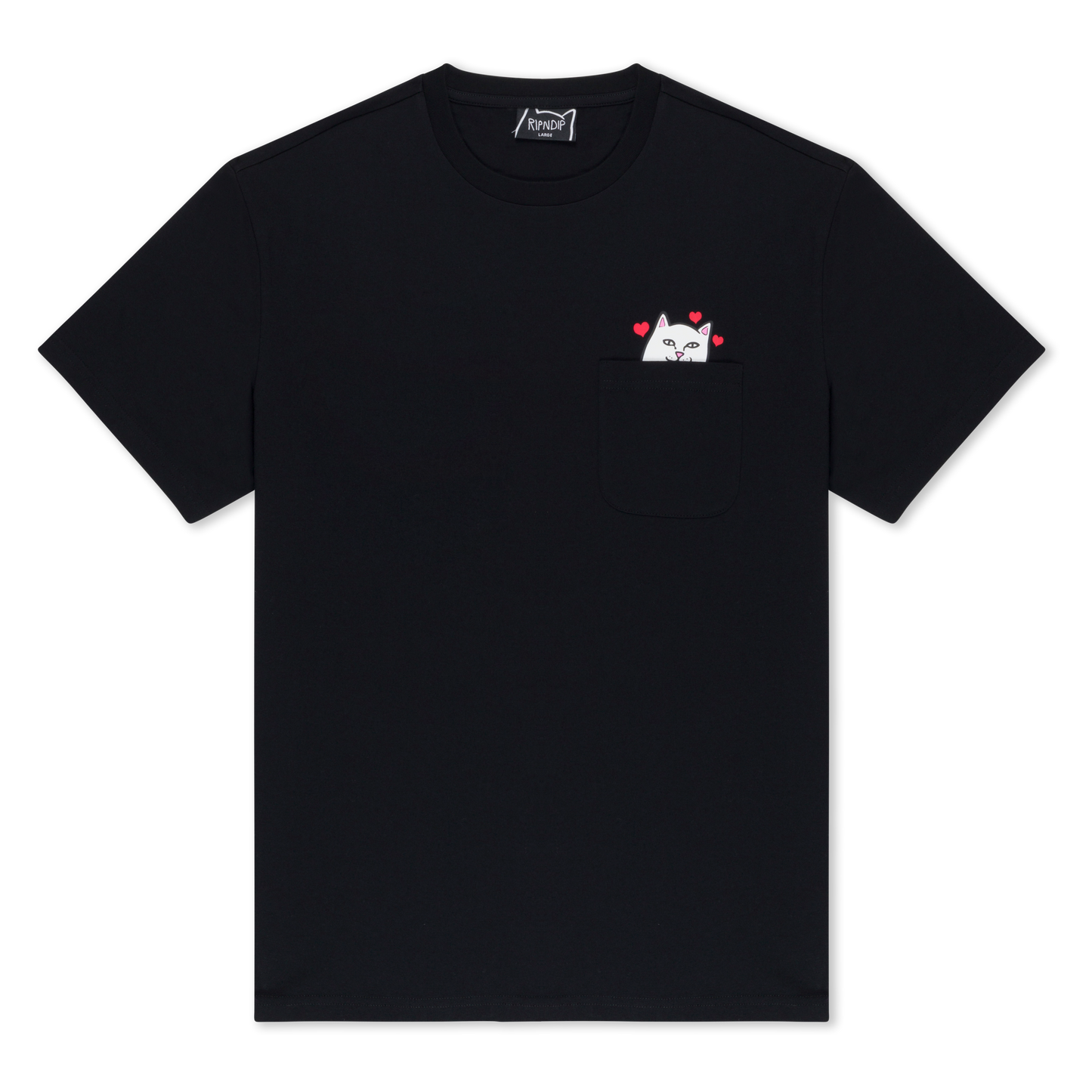 RIPNDIP Nermal Loves Pocket Tee (Black)