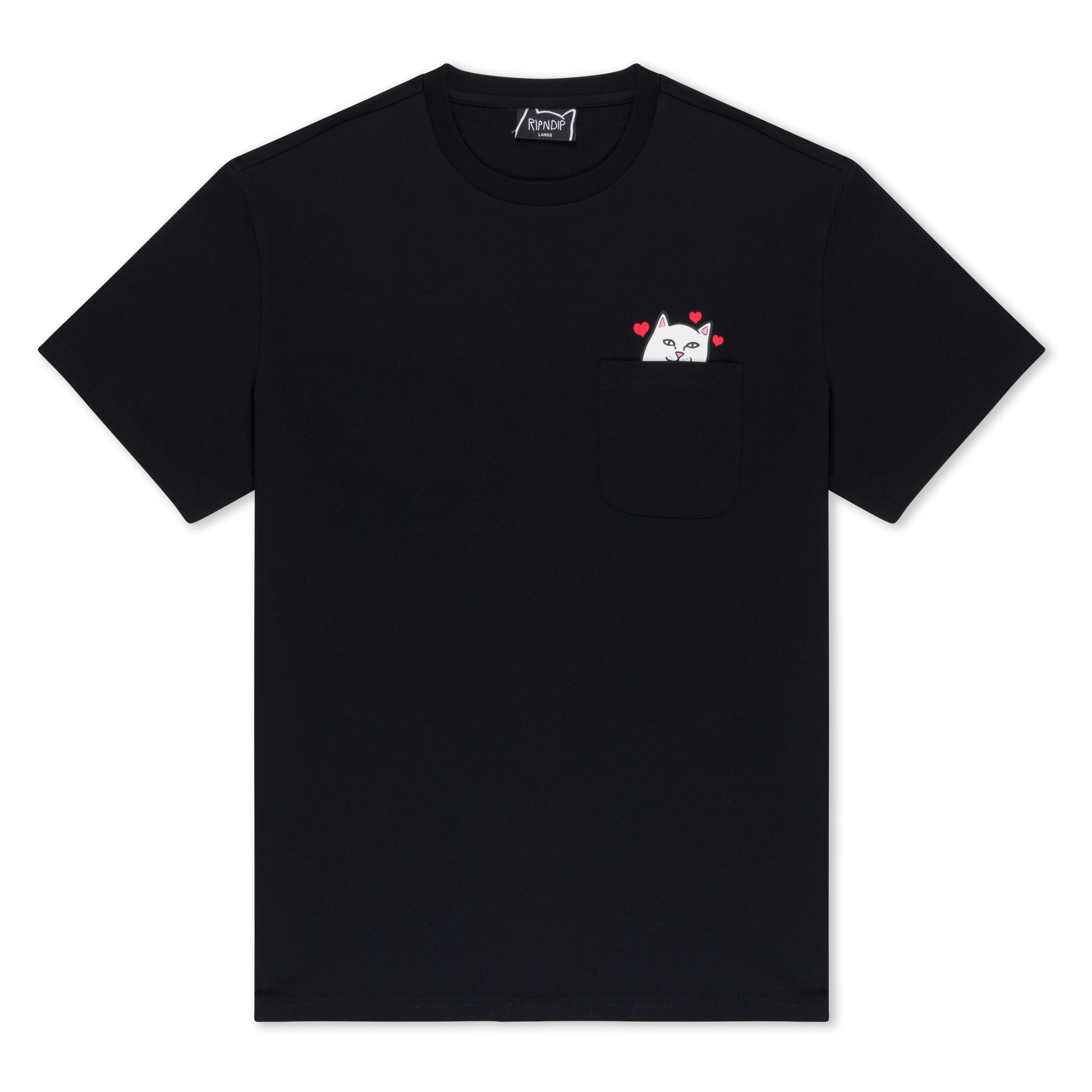 RIPNDIP Nermal Loves Pocket Tee (Black)