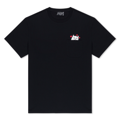 RIPNDIP Nermal Loves Pocket Tee (Black)