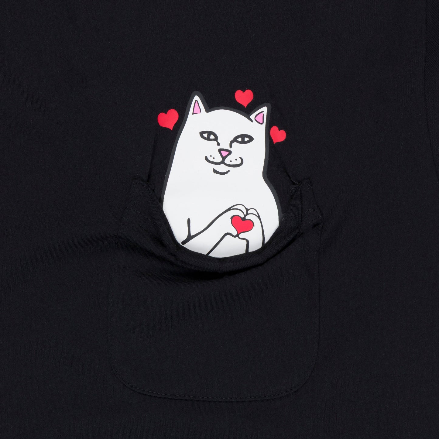 RIPNDIP Nermal Loves Pocket Tee (Black)