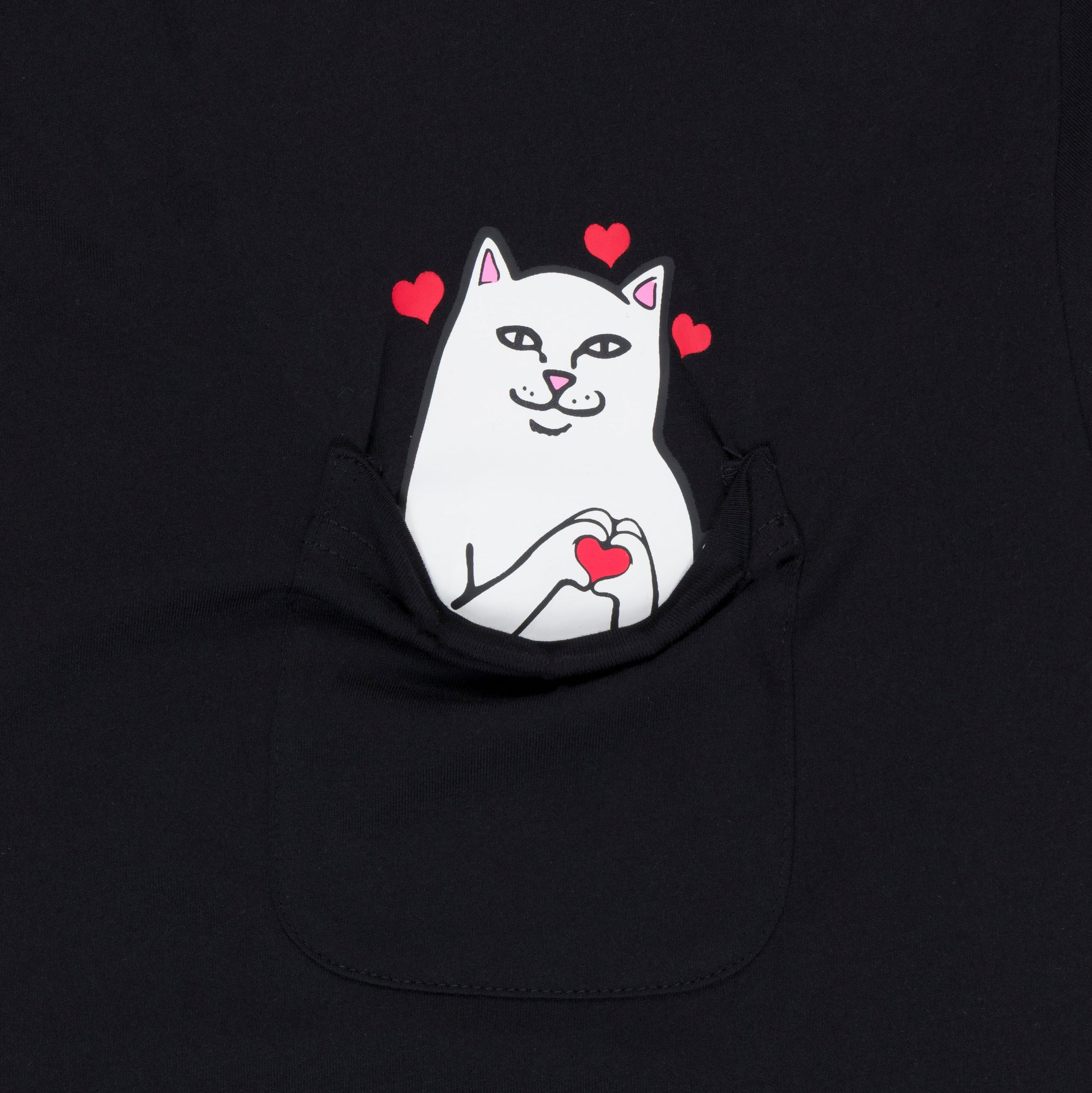 RIPNDIP Nermal Loves Pocket Tee (Black)