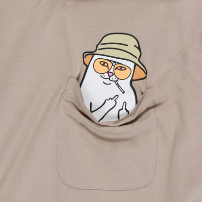 RIPNDIP Nermal S Thompson Pocket Tee (Tan)