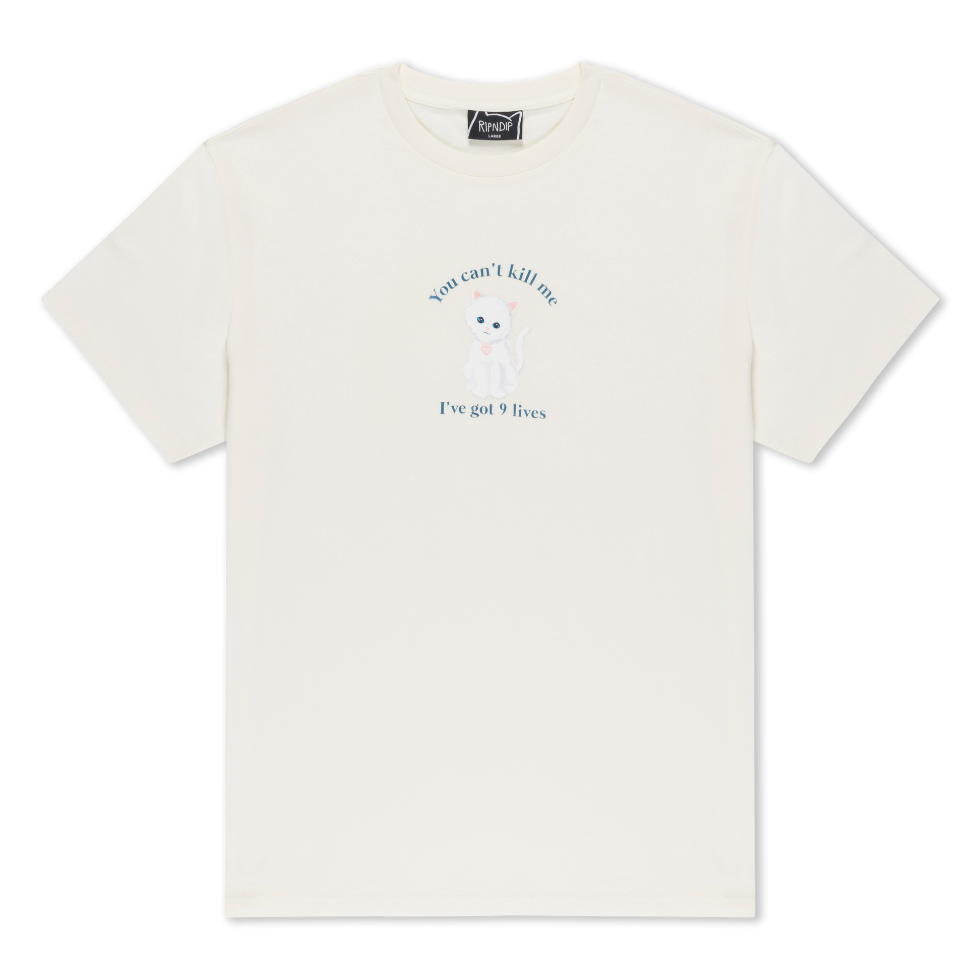 RIPNDIP 9 Lives Tee (Bone)