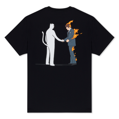 RIPNDIP Burn Tee (Black)