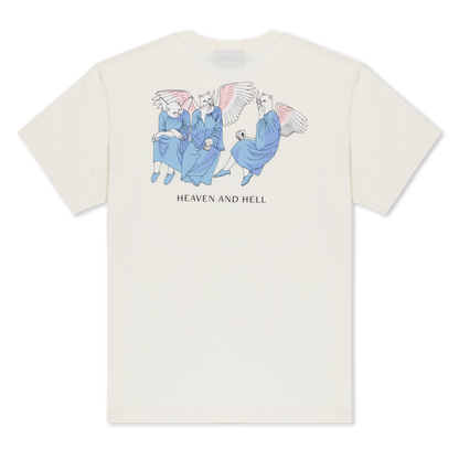 RIPNDIP Heaven and Hell Tee (Bone)