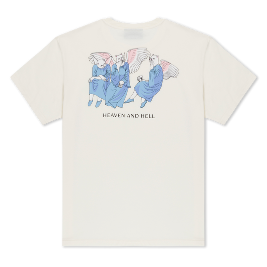 RIPNDIP Heaven and Hell Tee (Bone)