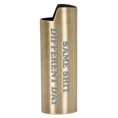 RIPNDIP Same Shit Different Day Lighter Cover (Gold)