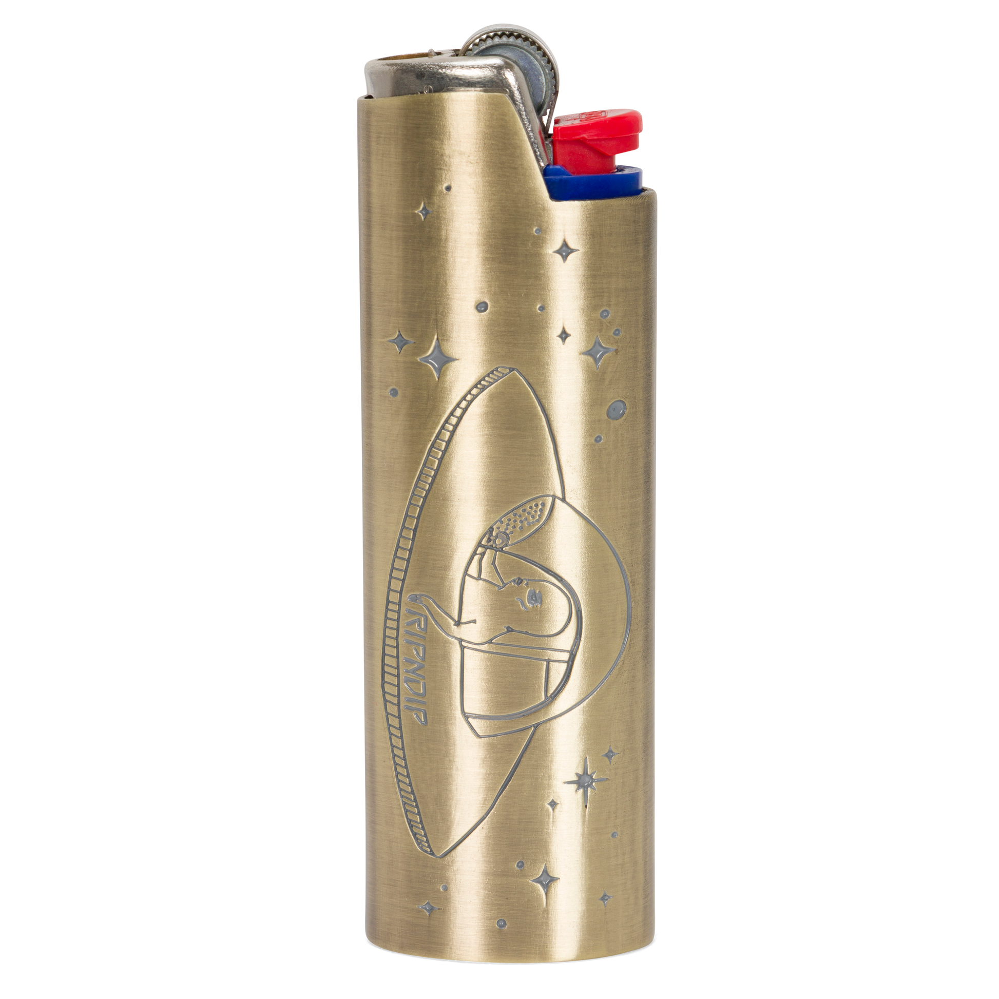 RIPNDIP Same Shit Different Day Lighter Cover (Gold)