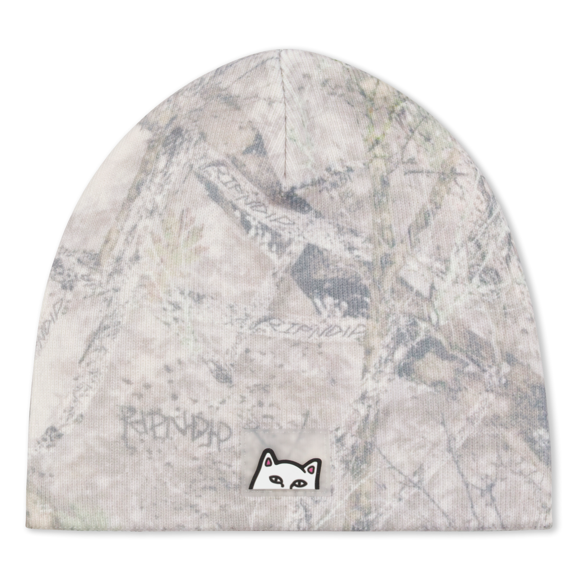 RIPNDIP Peeking Nermal Skull Beanie (Nerm Tree Camo)