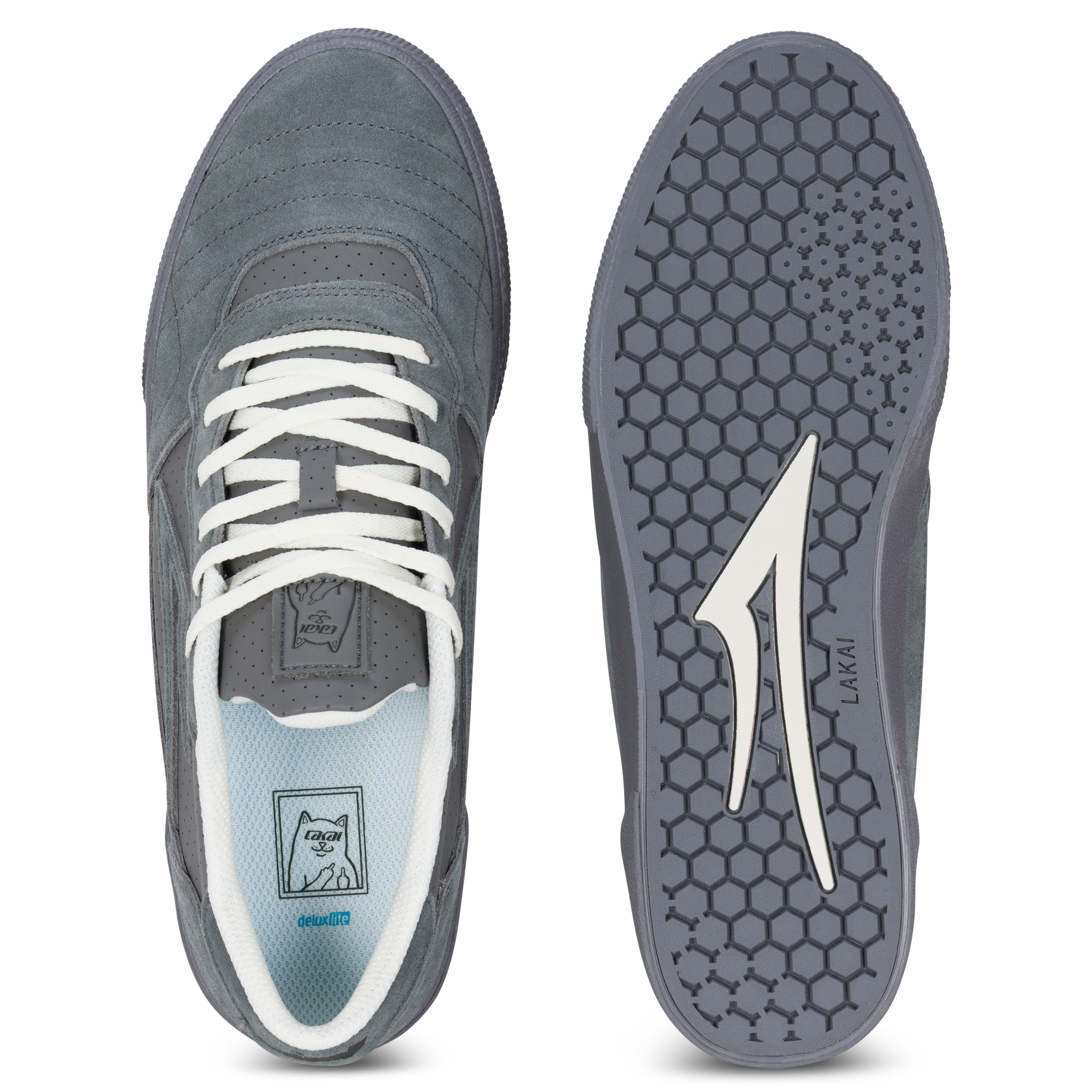 RIPNDIP Lakai + Ripndip Cambridge (Grey Suede)