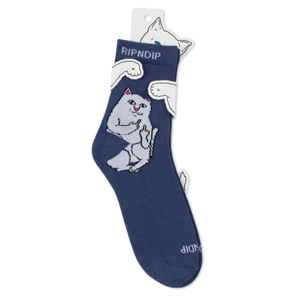 RIPNDIP Lord Nermal Mid Socks (Navy)