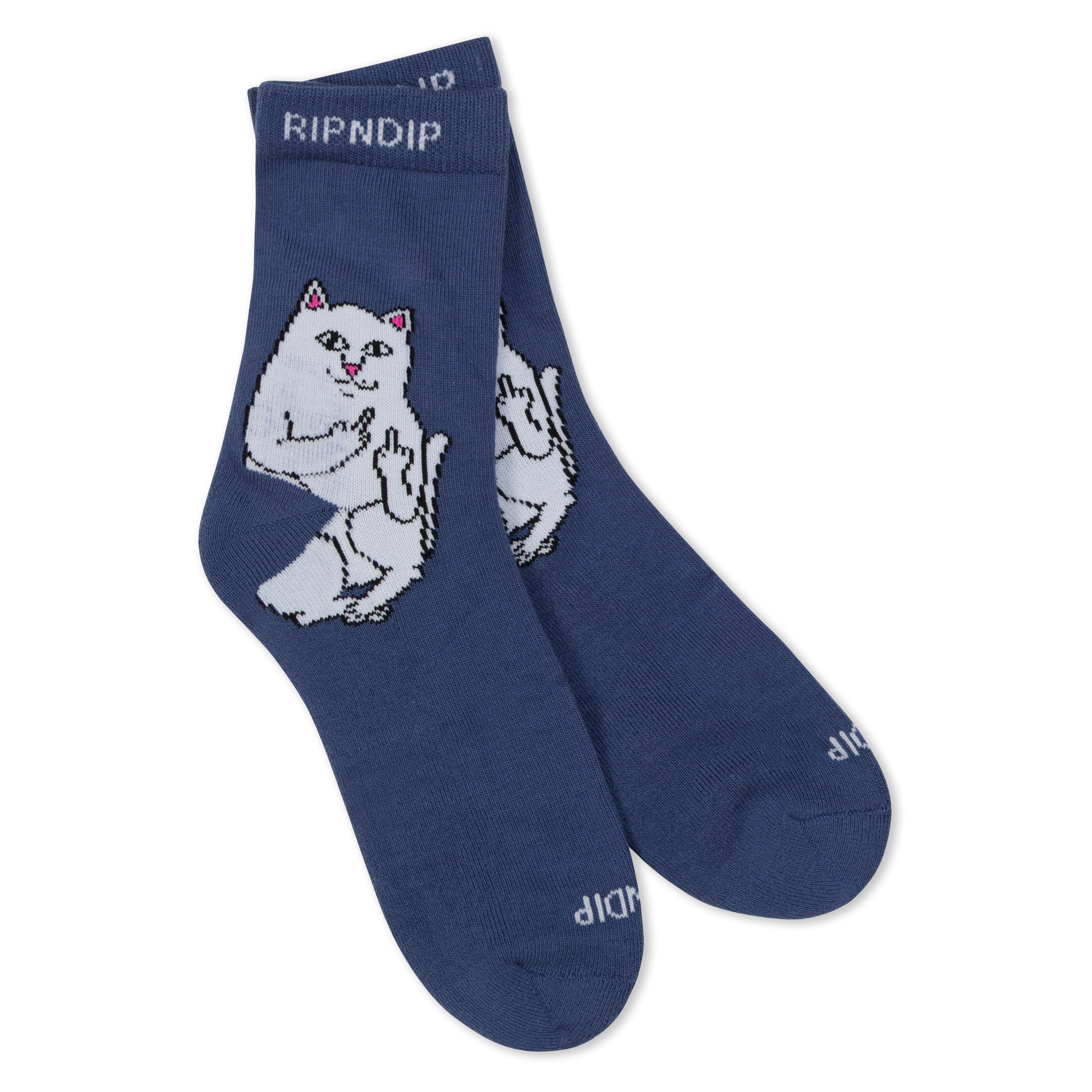 RIPNDIP Lord Nermal Mid Socks (Navy)