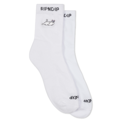 RIPNDIP Castanza Mid Socks (White)