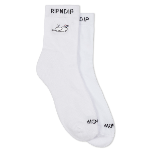 RIPNDIP Castanza Mid Socks (White)