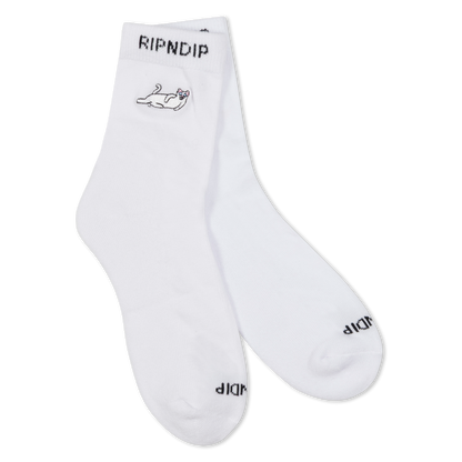 RIPNDIP Castanza Mid Socks (White)