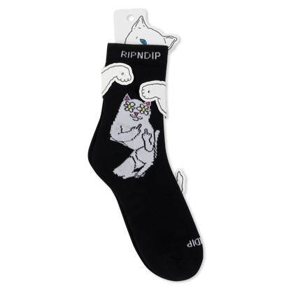 RIPNDIP Lord Blossom Mid Socks (Black)