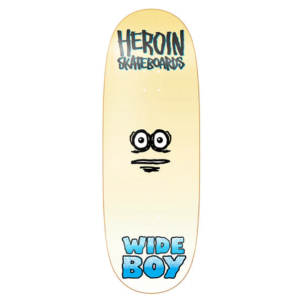 Heroin Skateboard WIDE BOY FACE DECK 10.75"